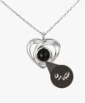 Collier Projection Coeur Magic En Argent