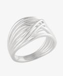 Bague Argent 925 – Design Ondulé Élégant