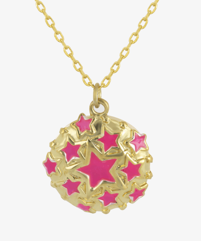Collier Étoilé Émaillé ROSE – Image 1