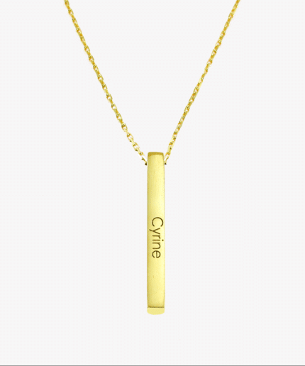 Collier Barre Personnalisé