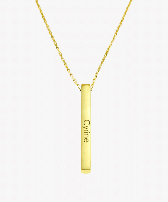 Collier Barre Personnalisé – Image 1