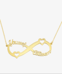 Collier Prénom Infinité Personnalisé