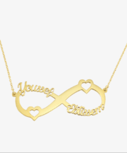 Collier Prénom Infinité Personnalisé