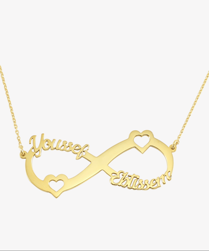 Collier Prénom Infinité Personnalisé – Image 1