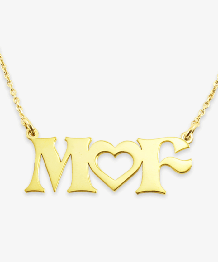 Collier Initiales Love – Image 1