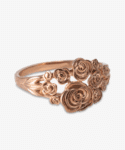 Bague Multifleur Rosé